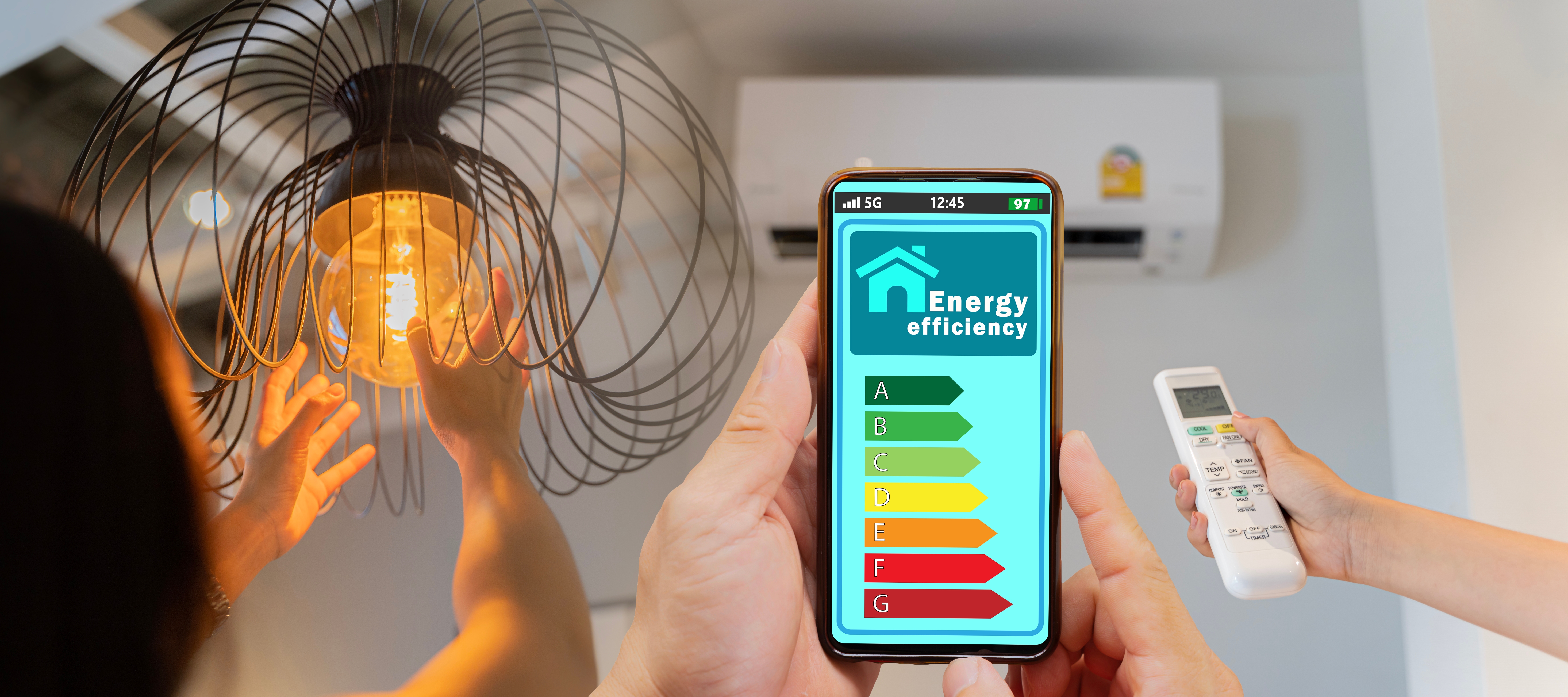 energy efficient home with a heat pump