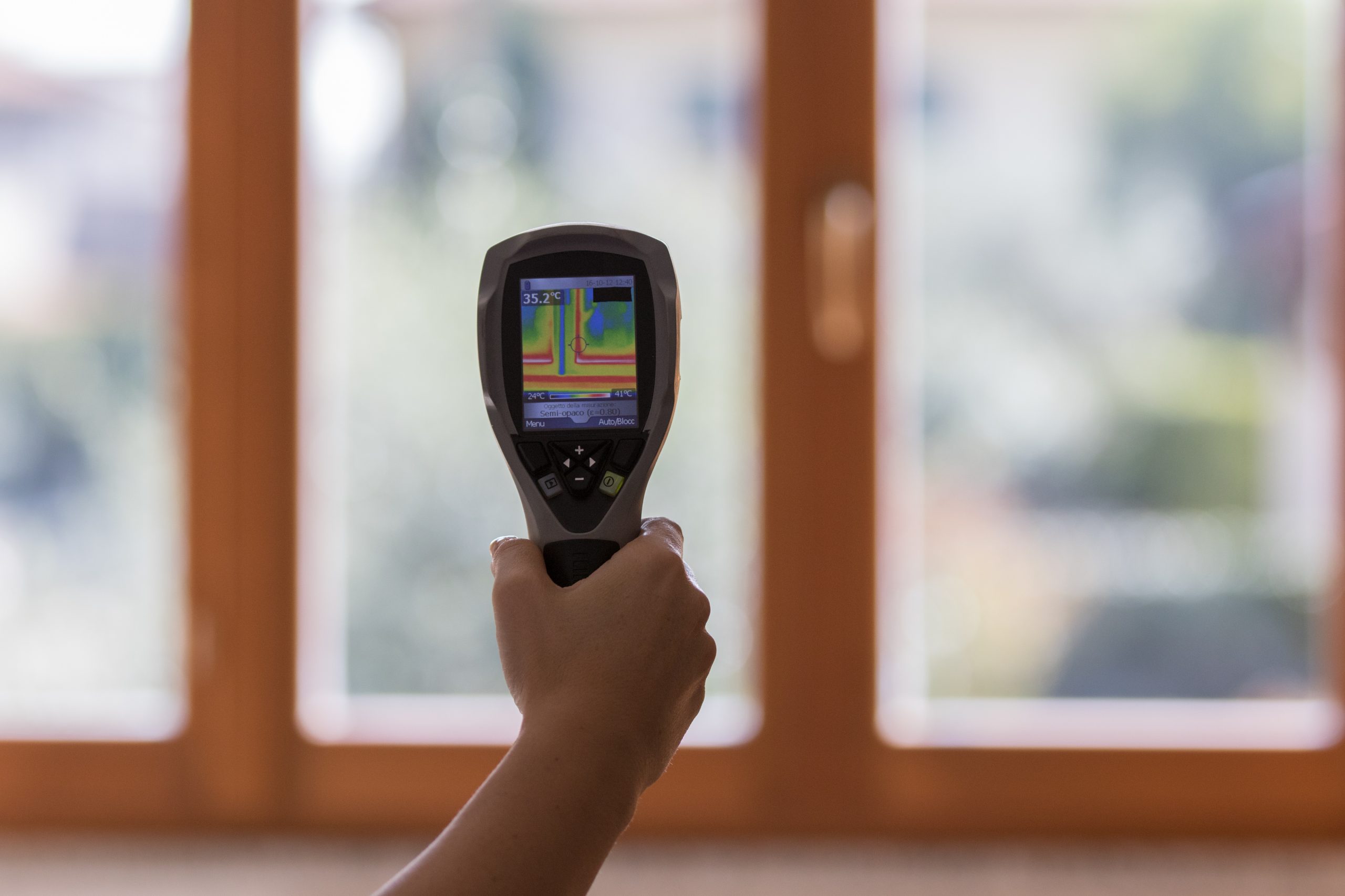 thermal imaging of window in home new york home efficiency experts